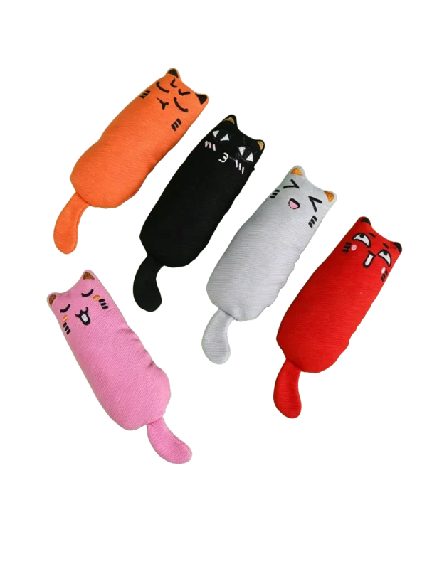 Thumb-Shaped Catnip Plush Toy – Soft & Silly for Cats