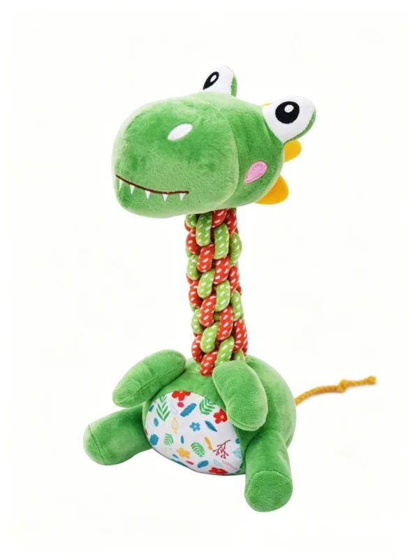 2 Squeaky Teething Plush Toy for Puppies – Soft & Soothing for Gums
