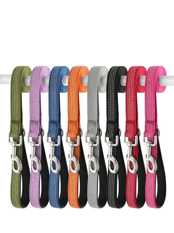 Heavy-Duty Reflective Chain Leash – Anti-Pull 59.8″