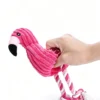 3-compressed Squeaky Flamingo Plush Toy for Pets – Soft & Cuddly