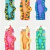 Catnip Snake Striped Plush Toy – for Kicking & Pouncing