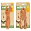 3-compressed Realistic Dog Bone Chew Toy – Durable for Aggressive Chewers