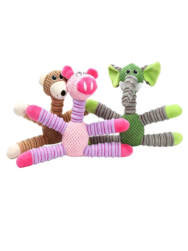 Huggable Squeaky Plush Toy for Pets – Soft & Cuddly