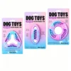 4-compressed 2-in-1 Dog Chew Toy & Slow Feeder – Treat Puzzle