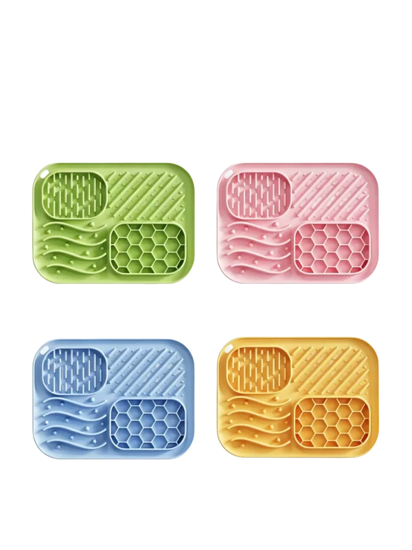 Silicone Pet Licking Mat Slow Feeder Bowl 5.9×7.87in