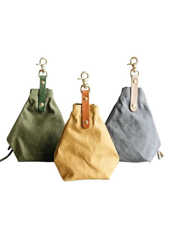 Canvas Drawstring Bag for Dog Food Storage