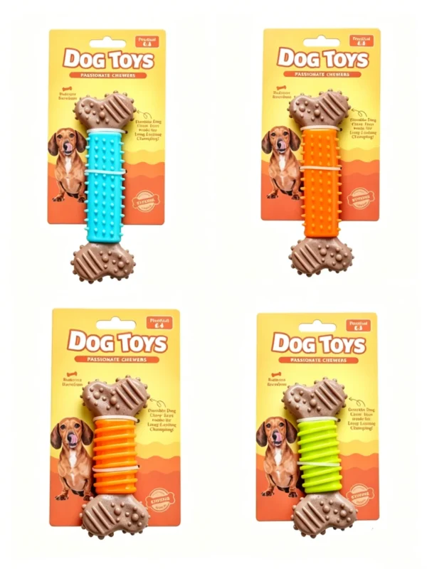 Realistic Dog Bone Chew Toy – Tough for Aggressive Chewers
