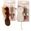 Mint Grass 2-in-1 Hamster Chew Toy – for Small Animals