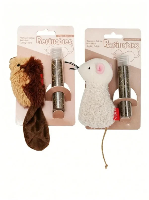 Mint Grass 2-in-1 Hamster Chew Toy – for Small Animals