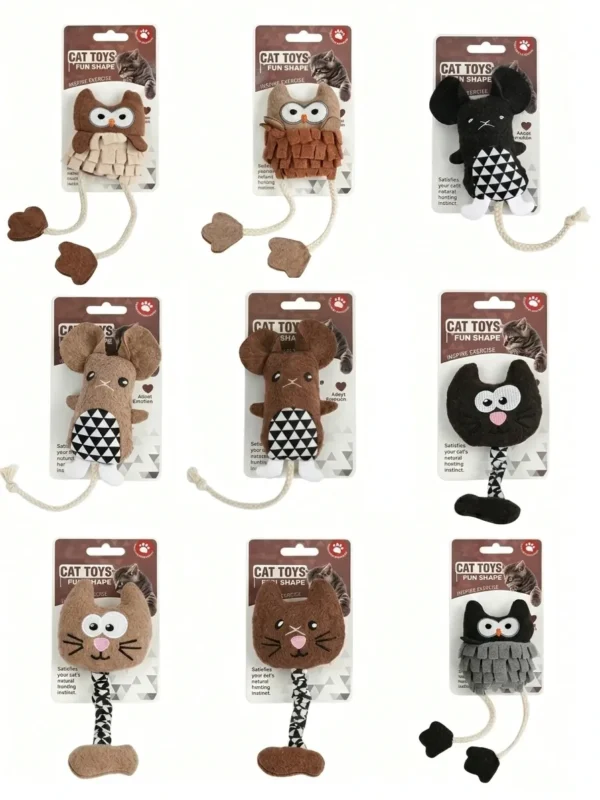 Catnip Plush Toy – Coffee Series, Soft Plush for Indoor Cats