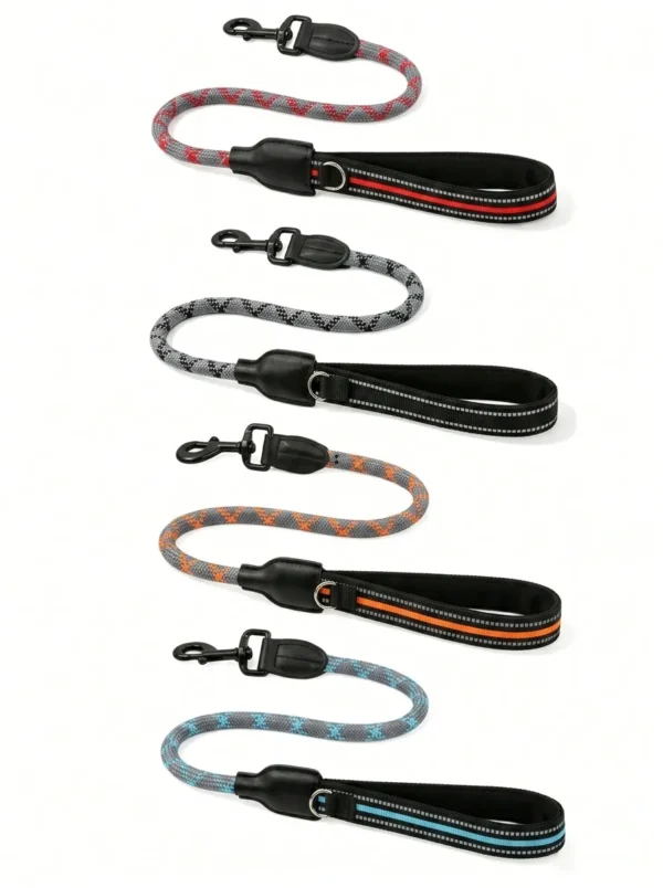 Reflective Explosion-Proof Short Dog Leash – 31.4″
