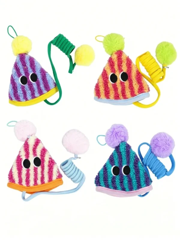 Spring Parachute Cat Toy – Interactive Bouncing for Kitty Play