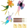 Retractable Cat Teaser Wand – Stretchy & Interactive