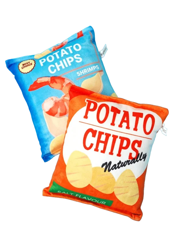 Potato Chip Cat Toy – Crinkle Plush, Irresistible for Felines