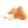 Squeaky Chicken Drumstick Plush Toy for Cats