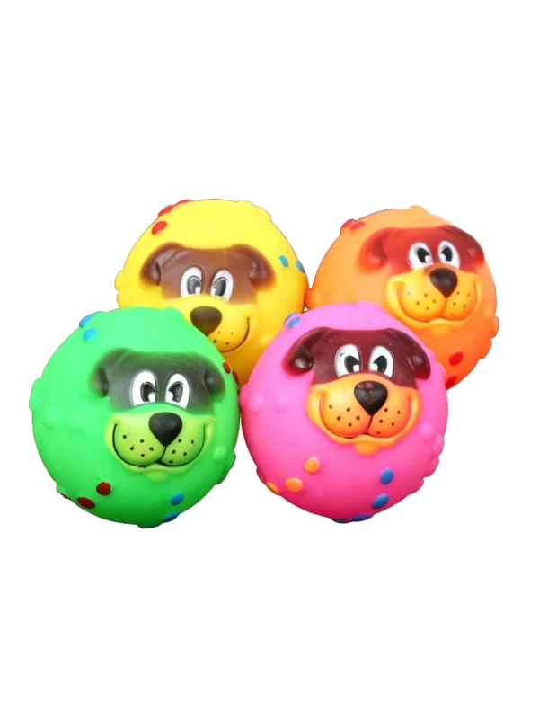 d58j3kprvhrmr0cy8dmskp489c_preview_0-ezremove Squeaky Dog Face-Shaped Ball Toy for Pets – Soft & Fun