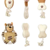 Squeaky Teething Plush Toy for Puppies & Kittens
