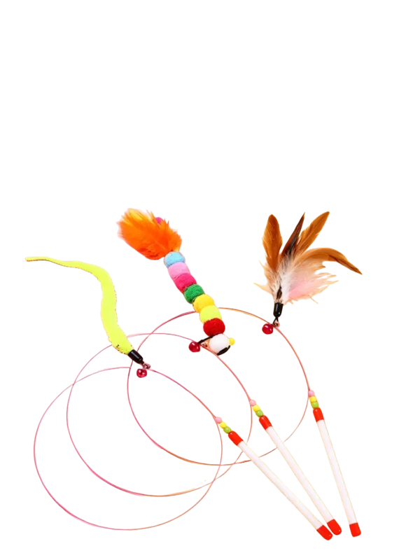 Assorted Cat Teaser Wands – 8 Styles to Choose From