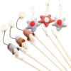 Wooden Handle Cat Teaser Wand – Interactive Toy for Cats