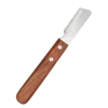 Right-Handed Wooden Handle Pet Brush (Deshedding + Detangling)