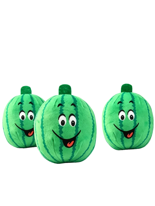 Squeaky Watermelon Plush Toy – Cute Soft Toy for Pets