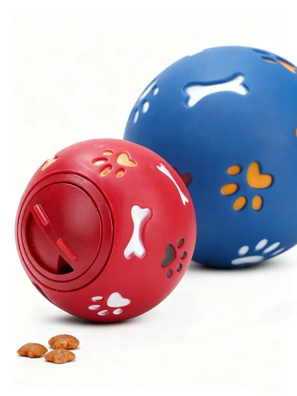Dog Toy Ball – Snack Scented, Irresistible for Play & Chew