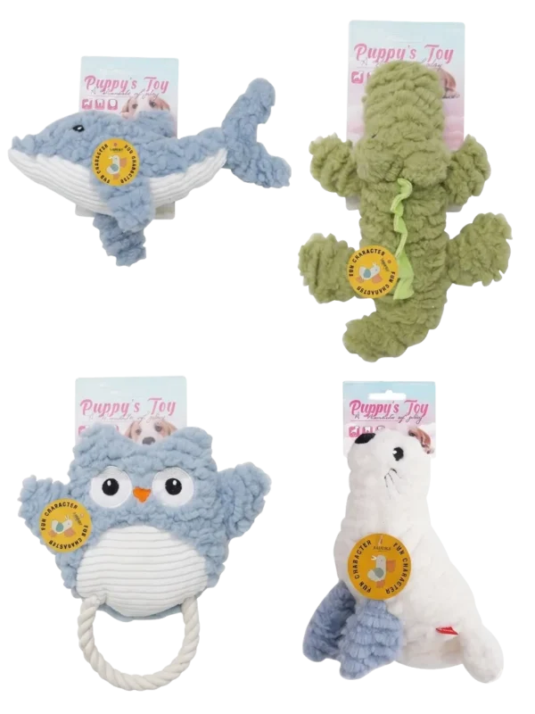 Squeaky Plush Pet Toy – Soft & Interactive