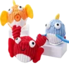 Squeaky Plush Puppy Chew Toy – Teething & Sound