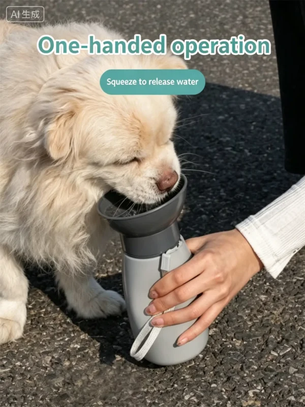 Squeeze Travel Pet Water Cup – 20oz