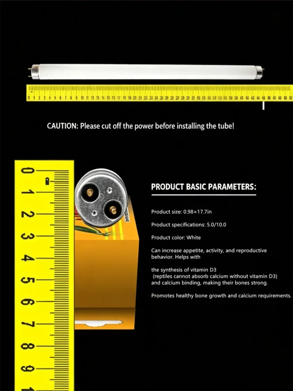 Reptile LED Daylight Tube | 15w/5.0-10.0