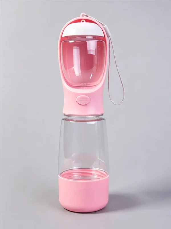 3-in-1 Portable Pet Water & Food Cup – 13.5 oz Water & 5 oz Food