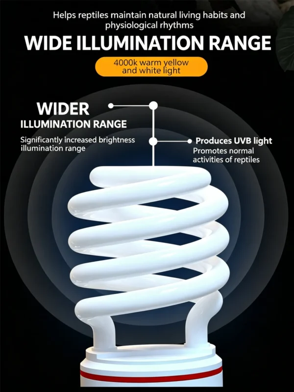 UVB15.0 Energy-Saving Lamp | 13-26w/110-220v