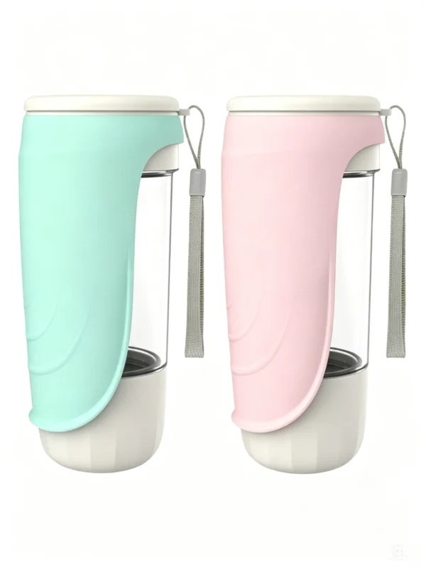 On-the-Go 2-in-1 Pet Bowl: 10oz Water & 3.4 oz Food