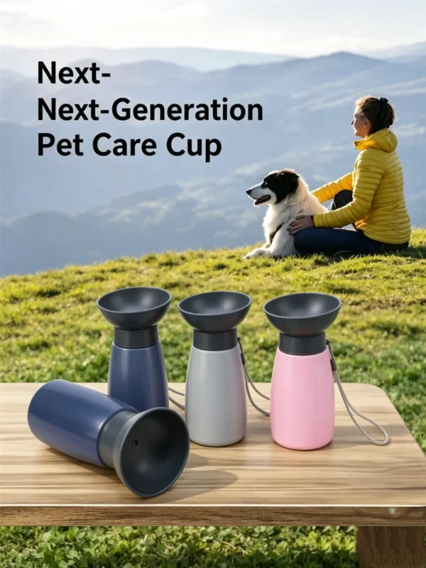 Squeeze Travel Pet Water Cup – 20oz