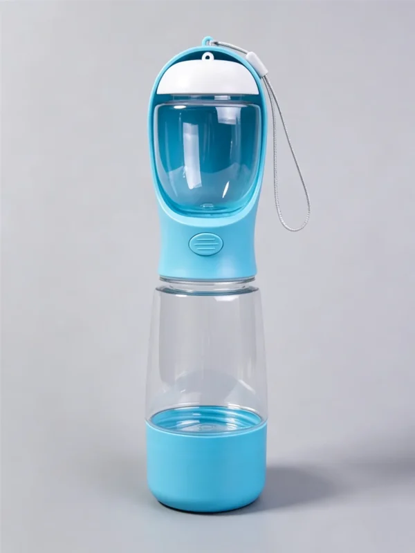 3-in-1 Portable Pet Water & Food Cup – 13.5 oz Water & 5 oz Food