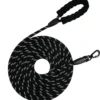 Reflective Anti-Pull Dog Leash – Heavy-Duty Nylon, 59–118″