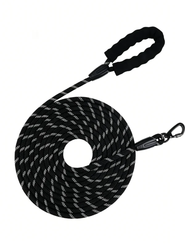 Reflective Anti-Pull Dog Leash – Heavy-Duty Nylon, 59–118″