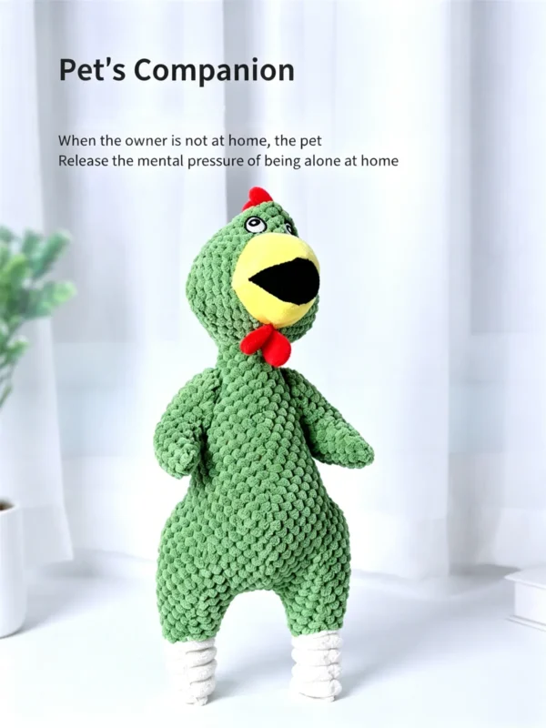 Bobo Plush Chicken with Squeaker – Soft & Irresistible