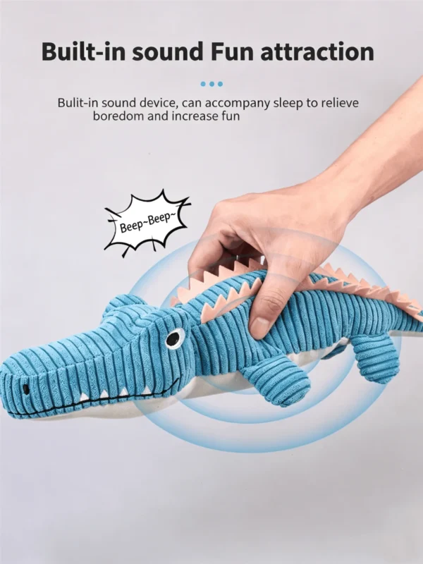 图片信息 (2)_副本 Squeaky Crocodile Plush Toy for Pets – Soft & Cuddly