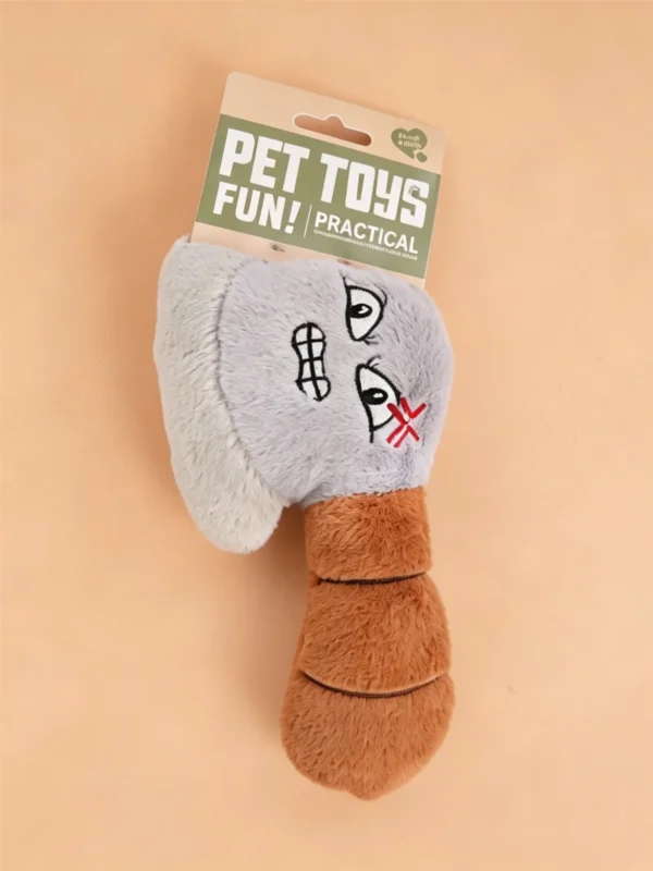 Soft Plush Dog Toy for Gnawing and Chewing – Playful Design