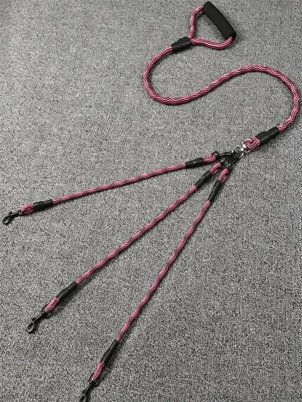 Explosion-Proof Dog Leash with 1+2 Wave Pattern – 47"