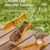 2-in-1 Pet Water & Food Container – 6.8 oz Water & 3 oz Food