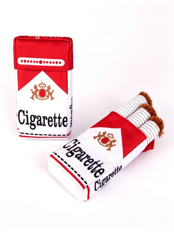 Realistic Cigarette Plush Toy for Pets – Soft Novelty Chew Toy
