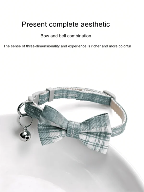 Bow Bell Collar for Small Cats and Dogs – Cute & Adjustable