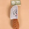 Soft Plush Dog Toy for Gnawing and Chewing – Playful Design
