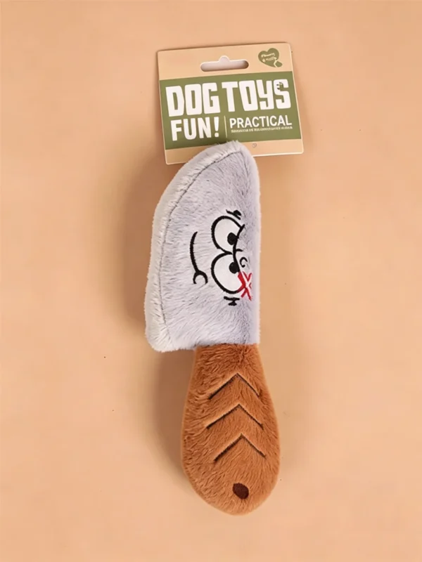 Soft Plush Dog Toy for Gnawing and Chewing – Playful Design