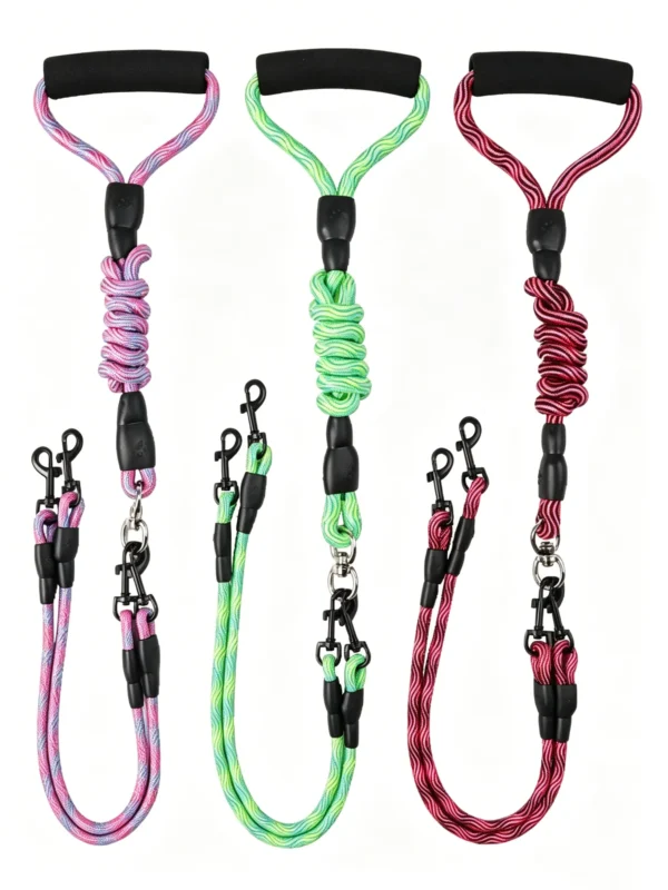 Explosion-Proof Dog Leash with 1+2 Wave Pattern – 47"