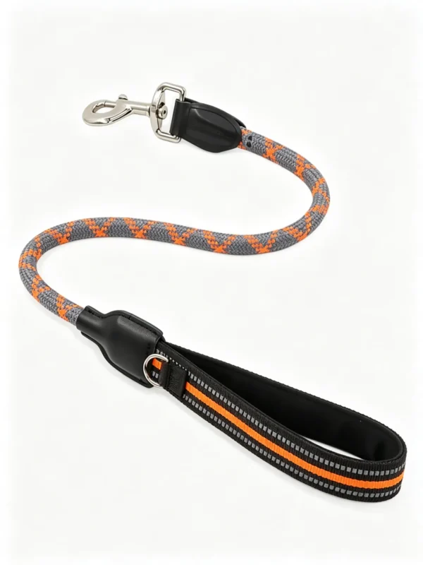 Reflective Explosion-Proof Short Dog Leash – 31.4″