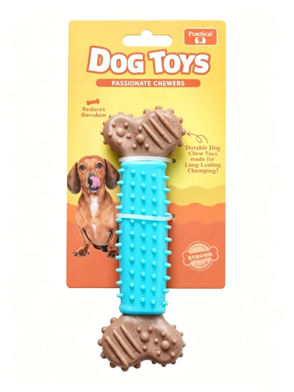 Realistic Dog Bone Chew Toy – Tough for Aggressive Chewers