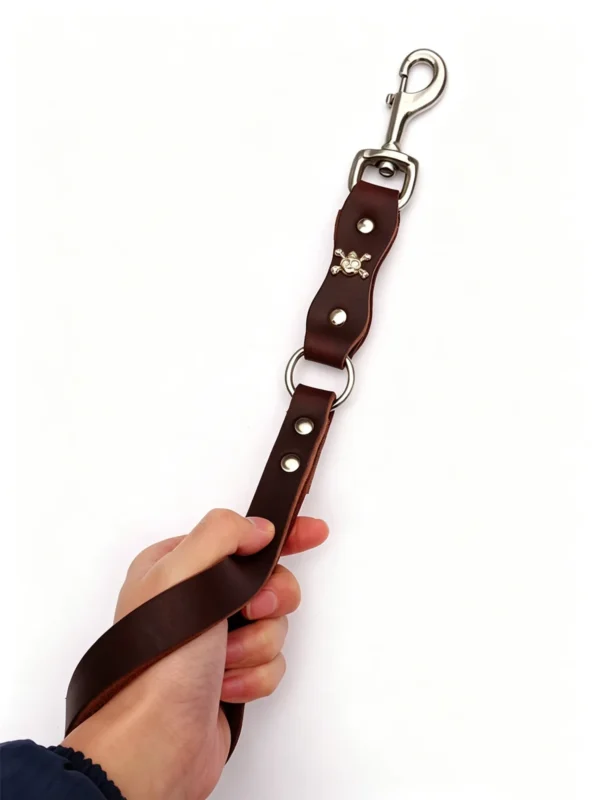 图片信息 (4)_副本-compressed Natural Leather Shock-Absorbing Dog Leash – 16″/20″